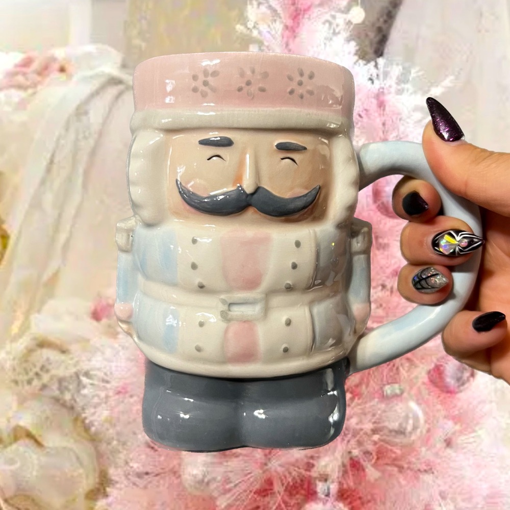 NWT Cute Pastel Nutcracker Mug / Christmas / Pink